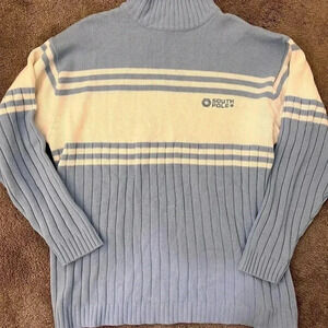 South Pole Blue and White Sweater